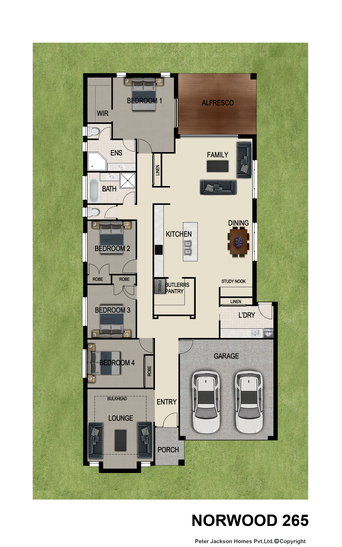 Norwood 265 Floor Plan Contact Us For Floor Plan Options & Inclusions